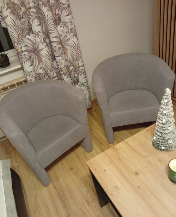 Fotele szare Black Red White