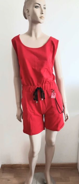 Damski krótki kombinezon