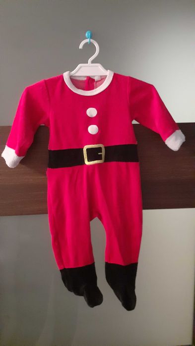 Pajac strój Mikołaja rozmiar 74