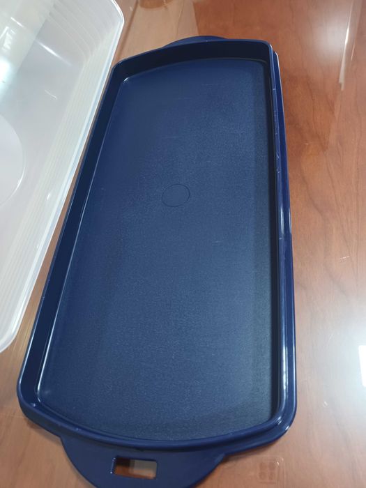 Porta bolos tupperware
