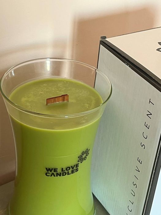 Свічка woodwick we love candles нова 700 грамів жасмин
