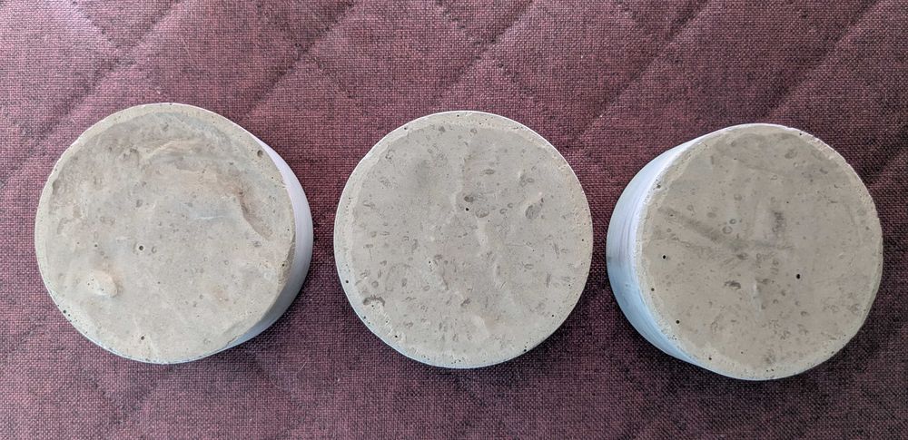3 sztuki przyspieszonego cementu świecznika tealight
