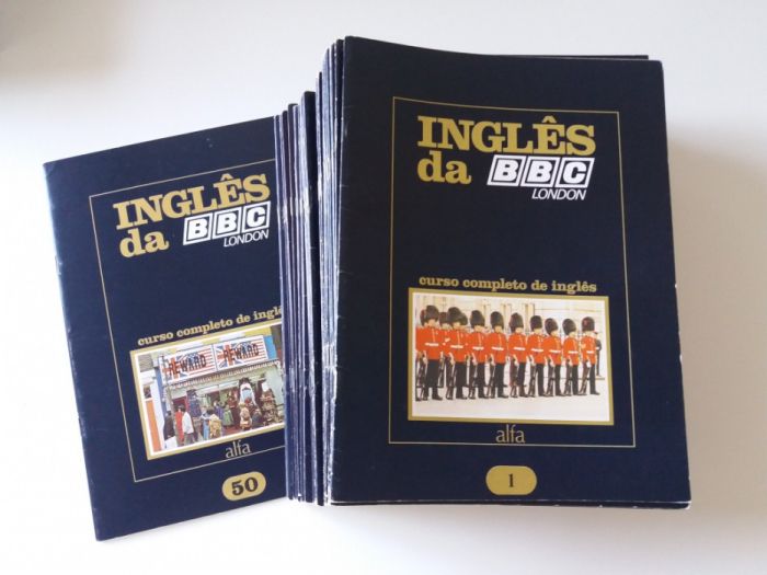 Curso de Inglês da BBC London com cassetes e dicionário