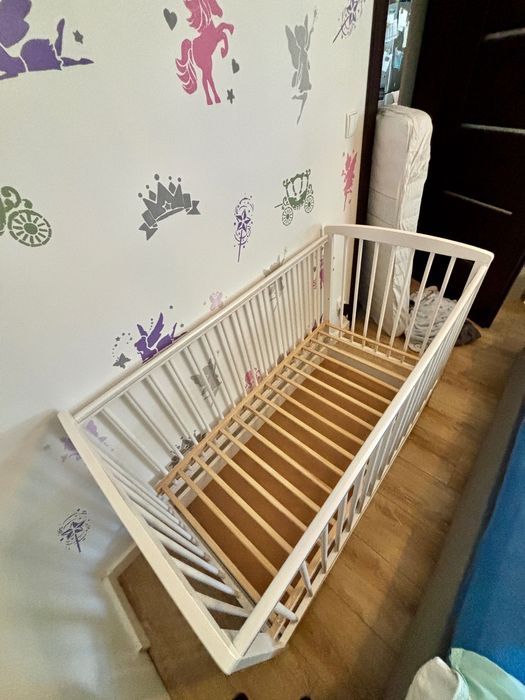 Łóżeczko niemowlęce, dziecięce + materac Havea baby