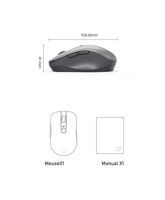 Нова бездротова миша Lenovo Xiaoxin M1 Bluetooth 5.0 1600 Grey