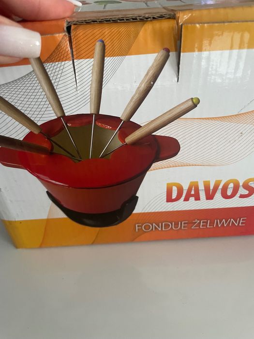 Fondue żeliwne Davos nowe