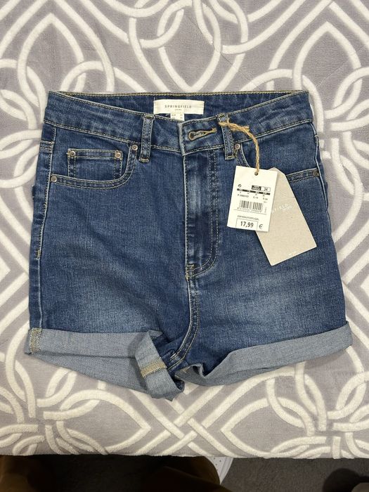 Calções de ganga springfield