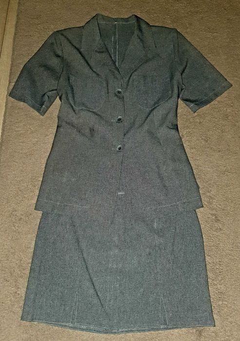 Żakiet ze spódniczką mini-garsonka letnia