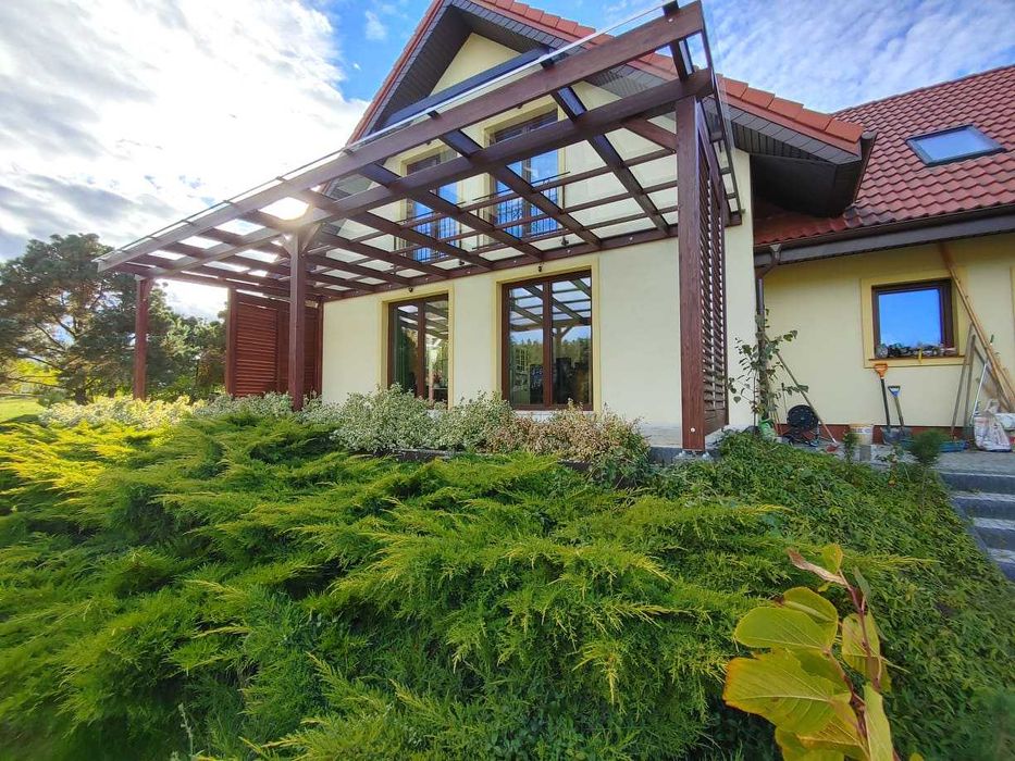 Zadaszenie pergola drewniana