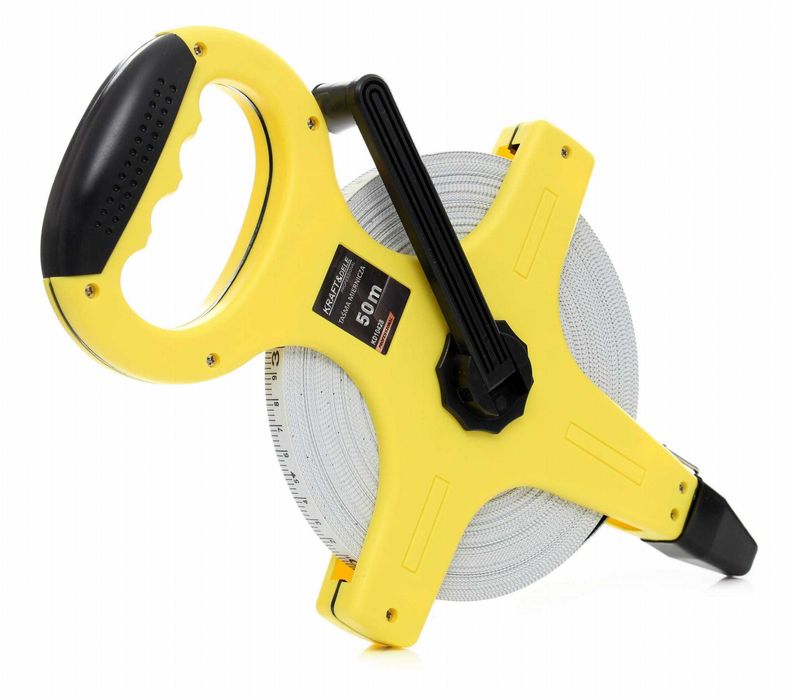 MIARA TAŚMA MIERNICZA METRÓWKA Zwijana Miarka Miara Taśmowa Korbkę 30M