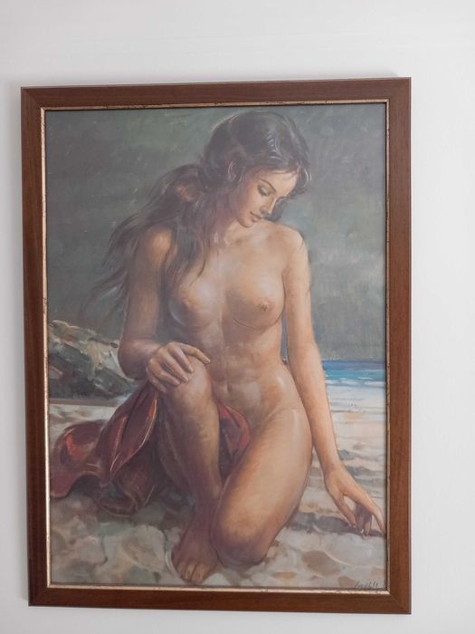 quadro belíssimo e único, com tela comprada em Itália