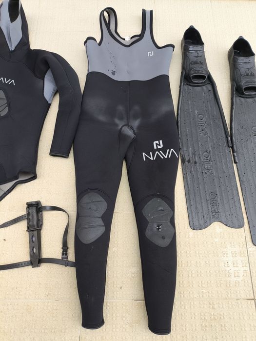 Conjunto de caça submarina