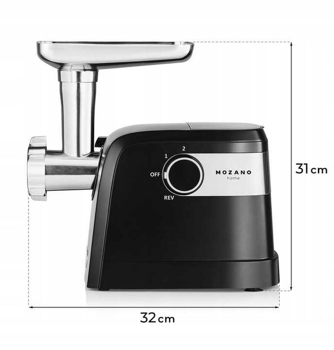 MEGA ZESTAW maszynka do mielenia mięsa szatkownica elektryczna młynek