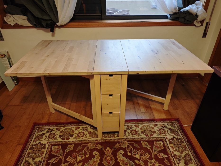 Mesa abas rebatível IKEA Como nova