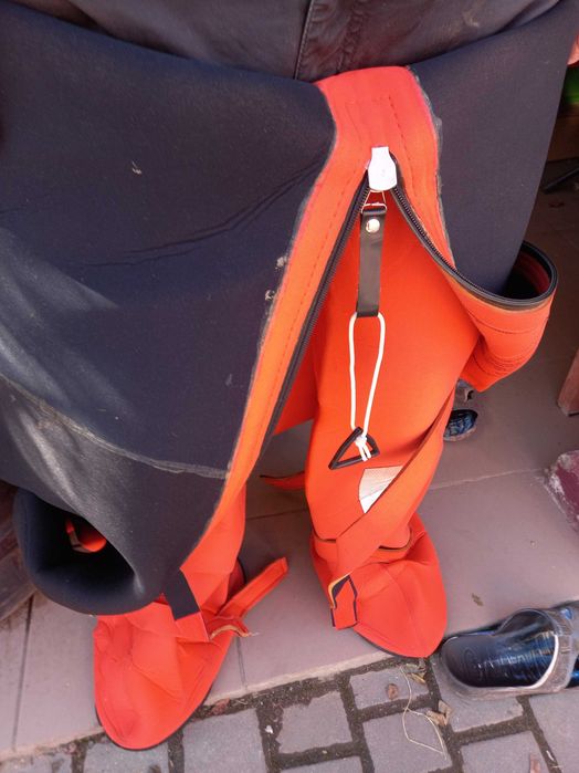 Термокостюм оранжевий теплий для рибаків