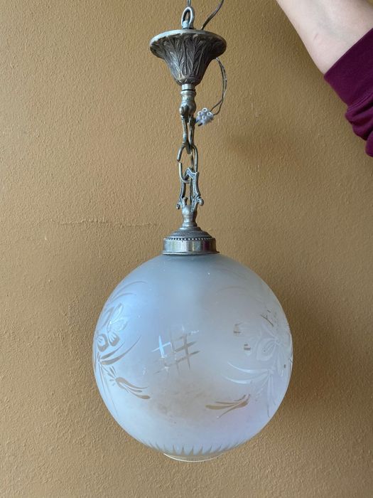 Lote 9 Candeeiros Vintage e Lustre Antigo – 225€ Lote / 25€ Cada