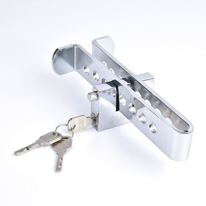 Sistema Bloqueio Pedal Embraiagem Anti-Roubo Carro Universal INOX