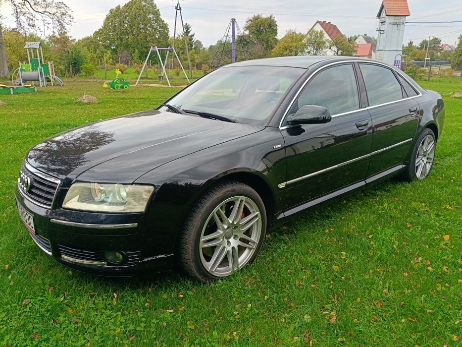 Audi A8 D3 3.0 TDI 255KM Quattro, S Line, Bi LED, Alcantara, Pewne* Wygodne *