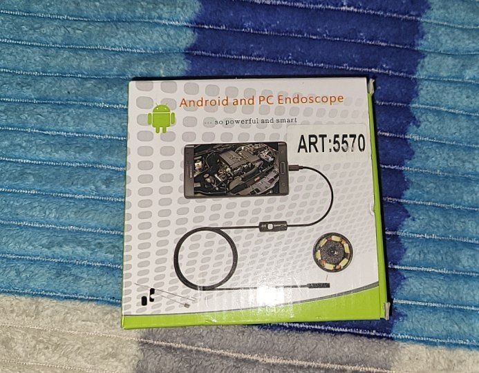 Камера ендоскоп з кабелем на 2 метри Ф7 мм USB / micro USB