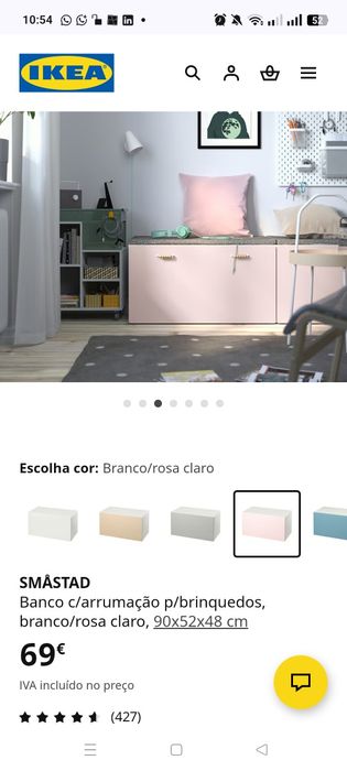 Banco arrumos IKEA SMÅSTAD