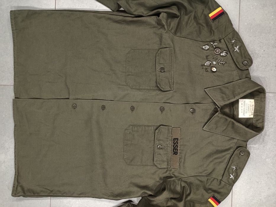 Koszula męska dł. rękaw roz XL punk military surplus custom Bundeswehr