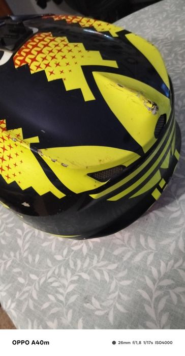 Capacete cross usado