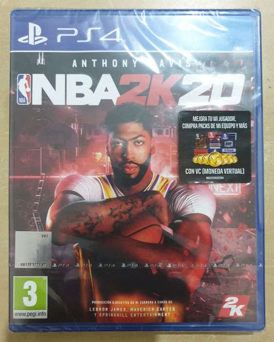 NBA2K20 PS4 NOVO. No plástico -Lacrado original!