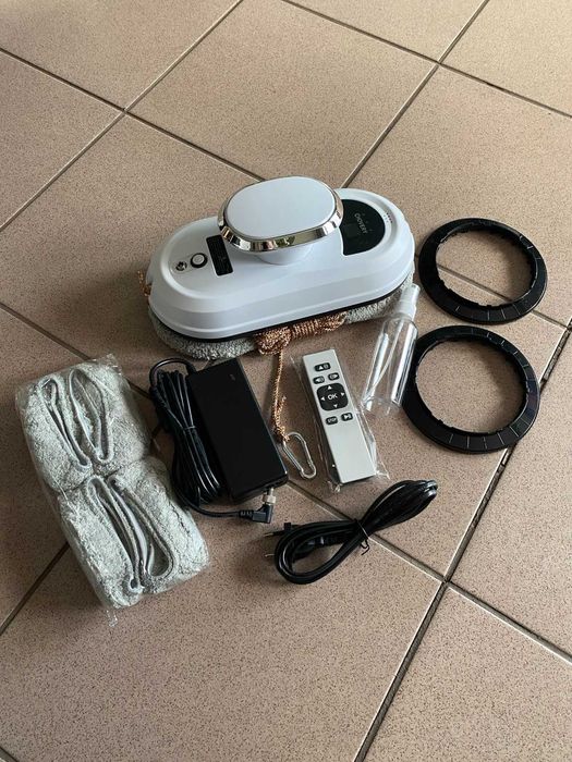 Nowy robot do mycia okien CHOVERY CL-1 5600 Pa z pilotem – automatyczna myjka do szyb, luster i szklanych powierzchni