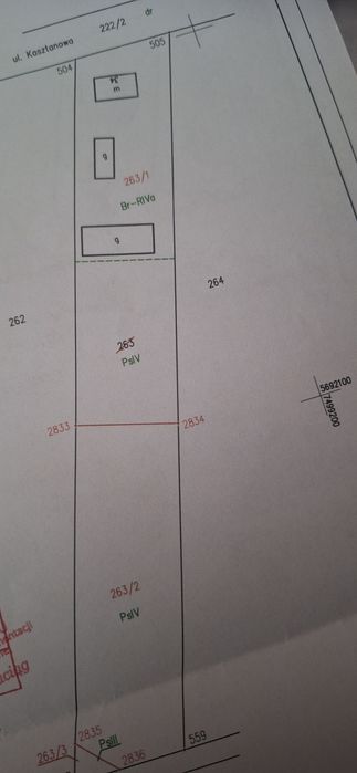 Sprzedam działkę budowlaną 1925m2 Garno Aktualne WZ