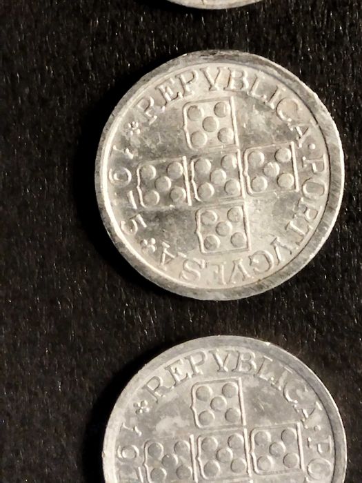 Moedas de 10 centavos alumínio