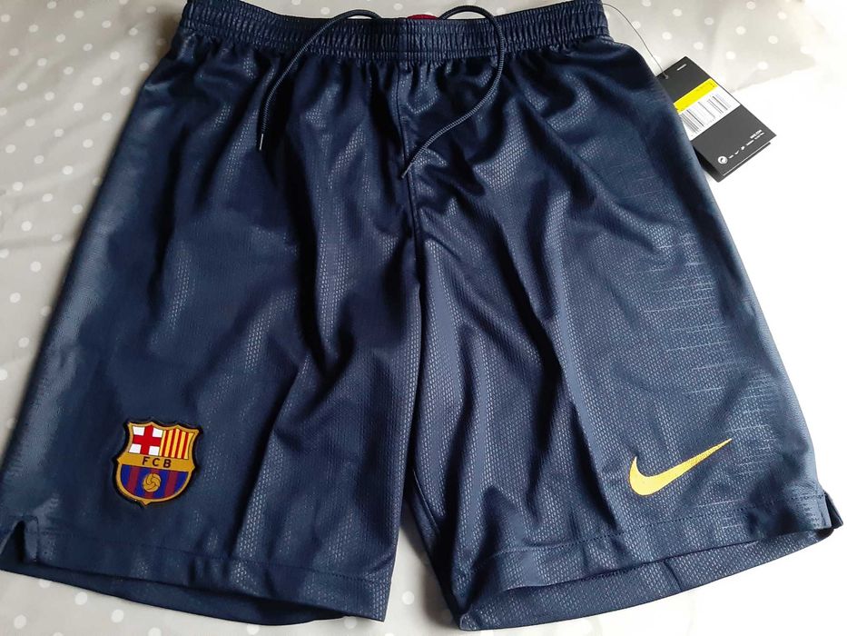 Calções do Barcelona azul granada