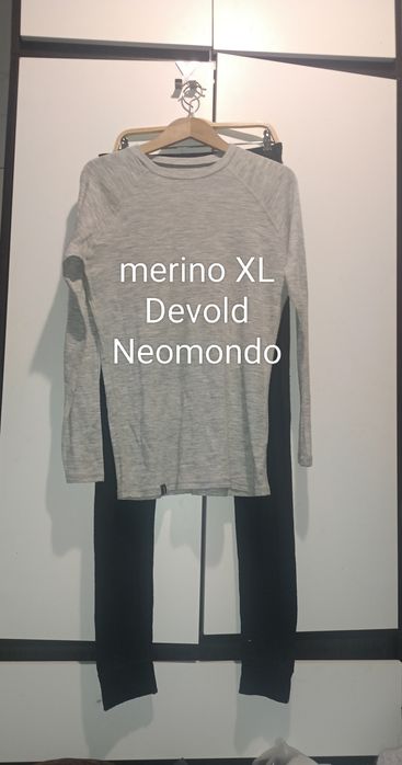 Merino komplet termiczny Devold Neomondo XL wool base layer outdoor