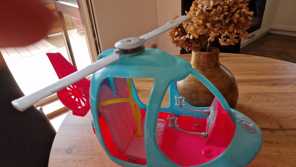 Helikopter Barbie – Błękitno-Różowy (Mattel)