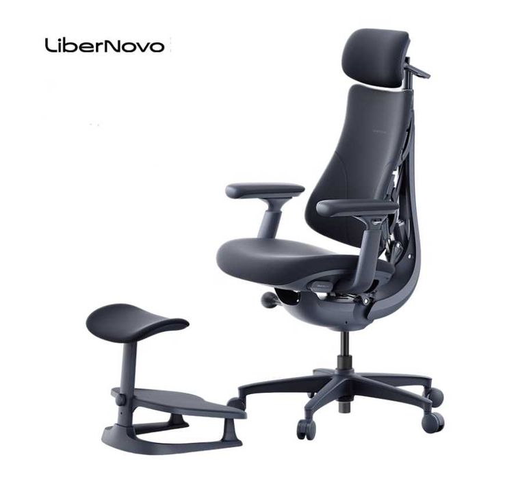 LiberNovo Omni Dynamic Ergonomic Chair / Midnight Black / 45cm / 48cm