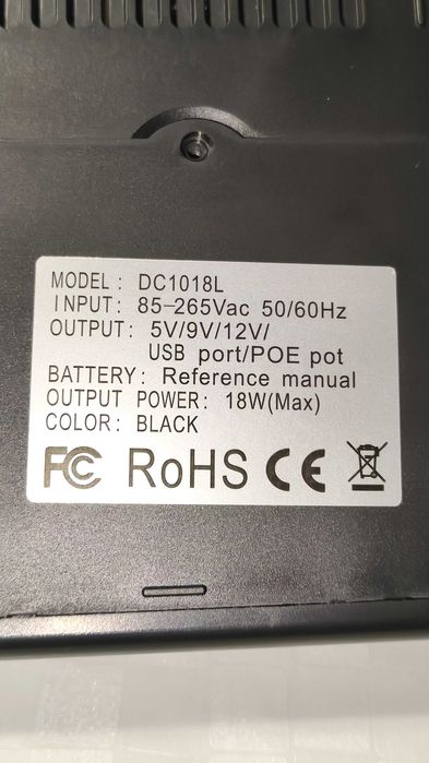 UPS 1018L для безперебійного живлення роутеру 5, 9, 12V9