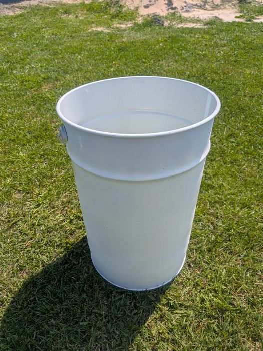 Wiadro wiadra metalowe 25l + nowa pokrywka hurt detal z klamrą separator