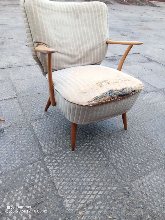 Stary  fotel lata 50 te.