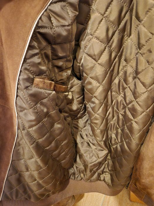 Casaco camurça pele genuína 52 L