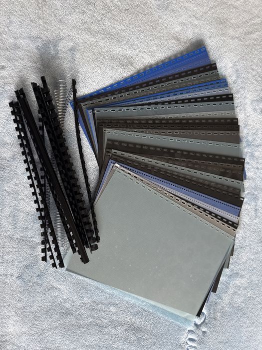 Capas e argolas para encadernação