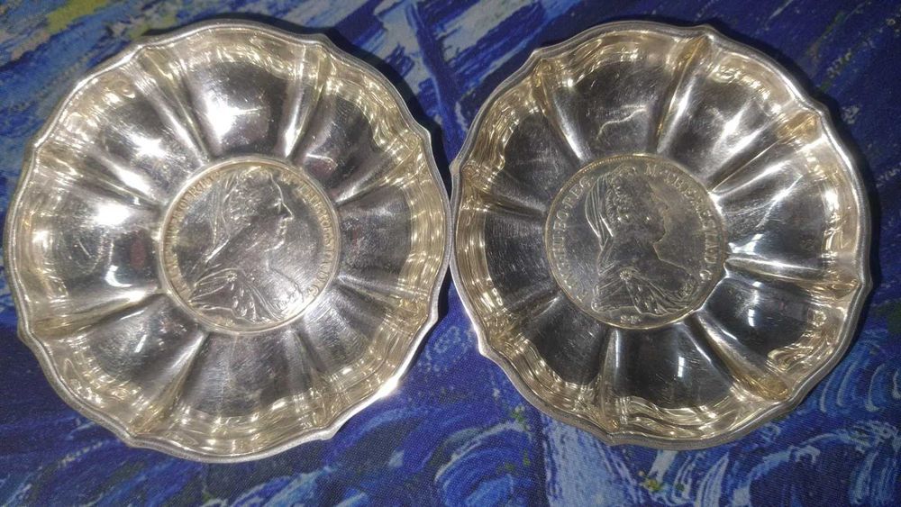 Miseczki z talarami Marii Teresy 1780