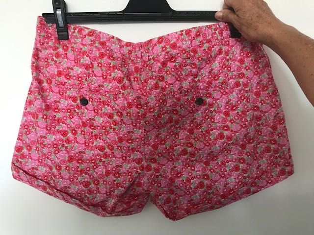 Calções Flores Rosa Nº 42 Novos