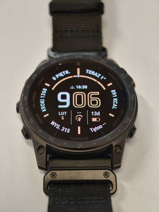 Zegarek Garmin Tactix 7 Amoled z Pl Topo