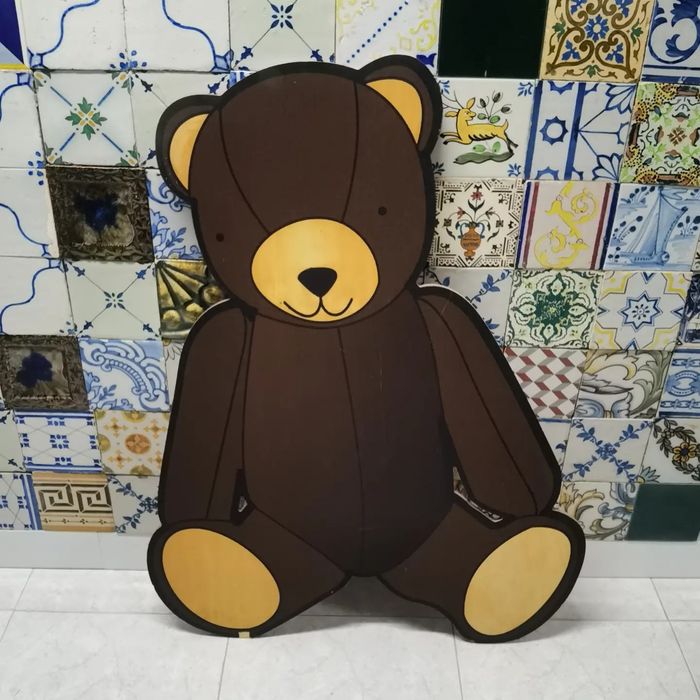 Teddy bear em Madeira com 95cms