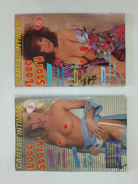 12 revistas LOVE STORY (sexo) eróticas