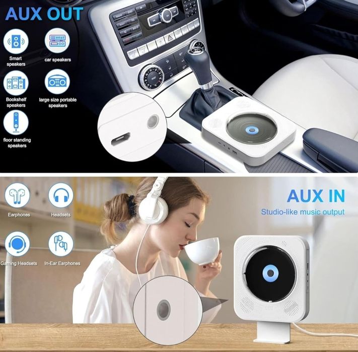 Maite Odtwarzacz CD Bluetooth