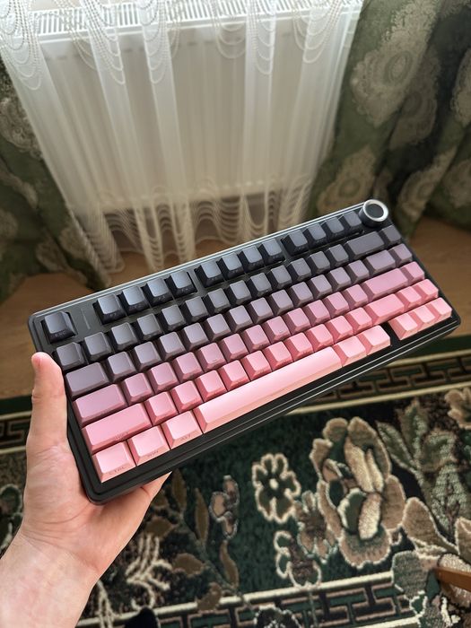 РОЗПРОДАЖ !! Клавіатура Aula F75 Pro Pink Gradient