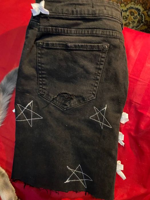 джинсовая юбка skirt opium, archive, vintage, y2k, alt.