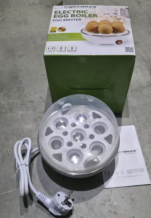 Jajowar elektryczny  mozliwosc gotowania od 1 do 7 jajek jednoczesnie