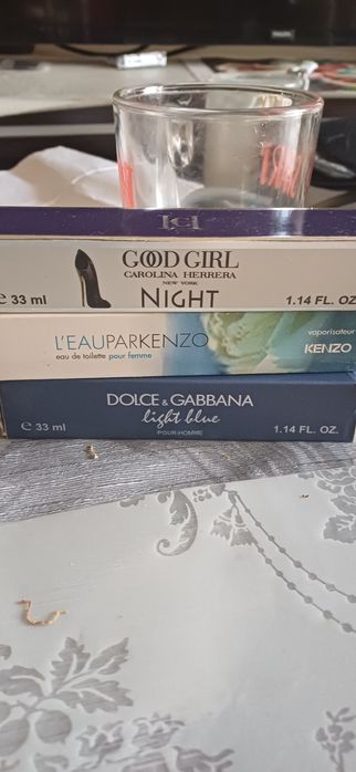 Zestaw damskich perfumetek