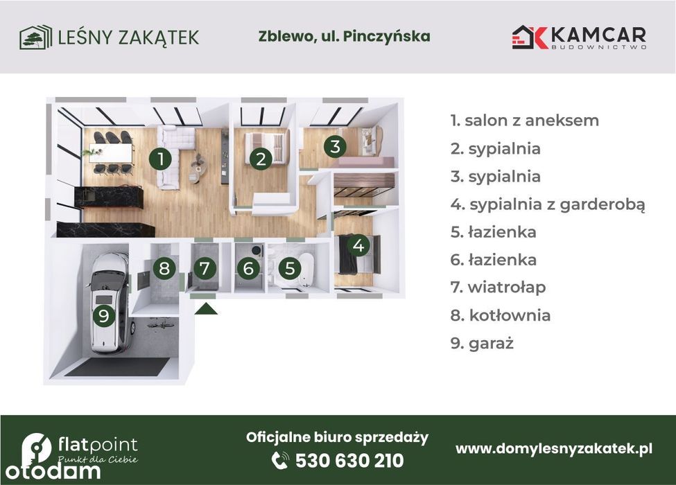 Dom przy lesie - szybki odbiór - Leśny Zakątek